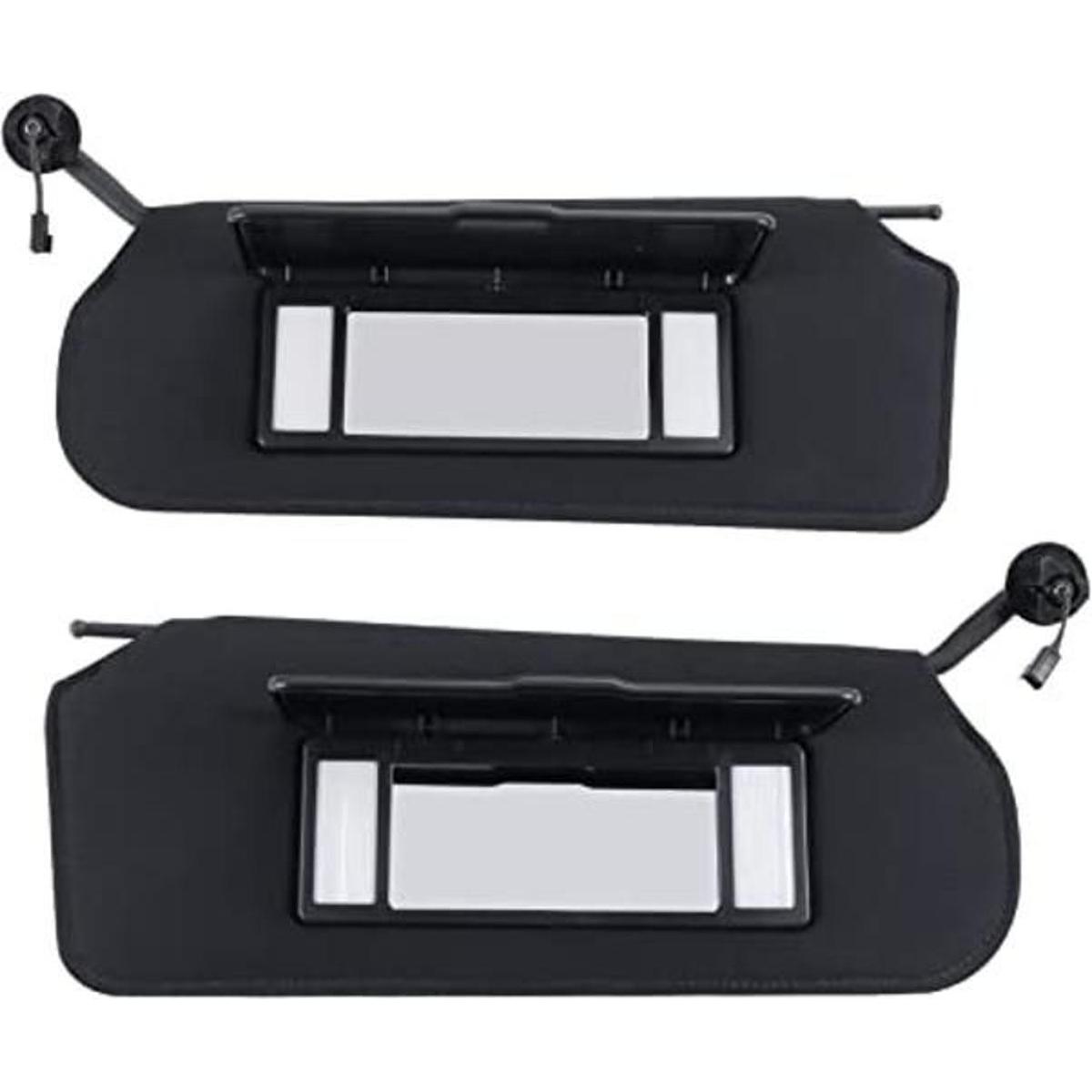 Visera solar automotriz con luces LED brillantes