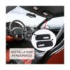 Visera solar automotriz con luces LED brillantes_6
