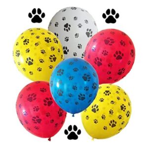 Vision 30 globos de fiesta con estampado de patas de_1