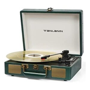 Vintage 3Speed Bluetooth Portable USB Suitcase Record_1