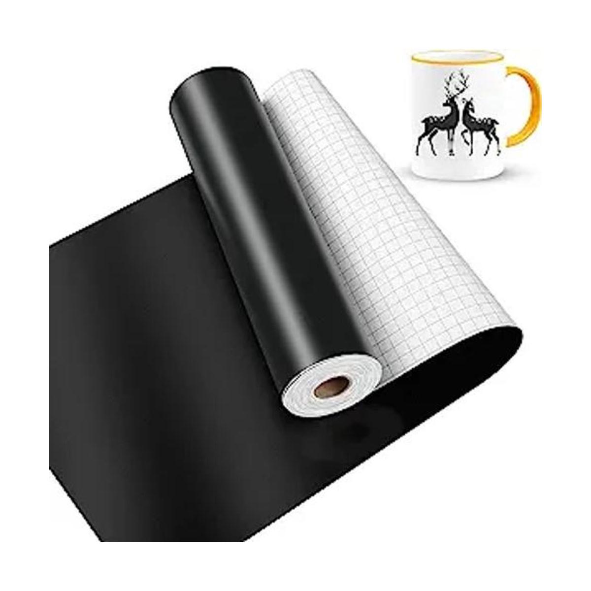 Vinilo permanente negro mate para Cricut Lya Vinyl negro