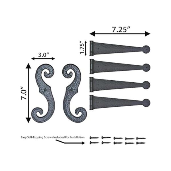 Vinilos decorativos para persianas con diseño de bisagras_4