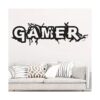 Vinilo adhesivo para pared diseño de Gamer para sala de_5