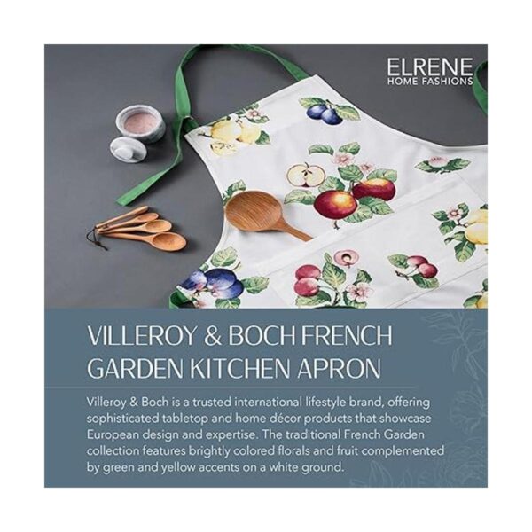 Villeroy and Boch Delantal de cocina para jardín francés