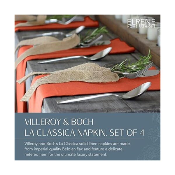 Villeroy Boch La Classica Servilletas de tela de lino