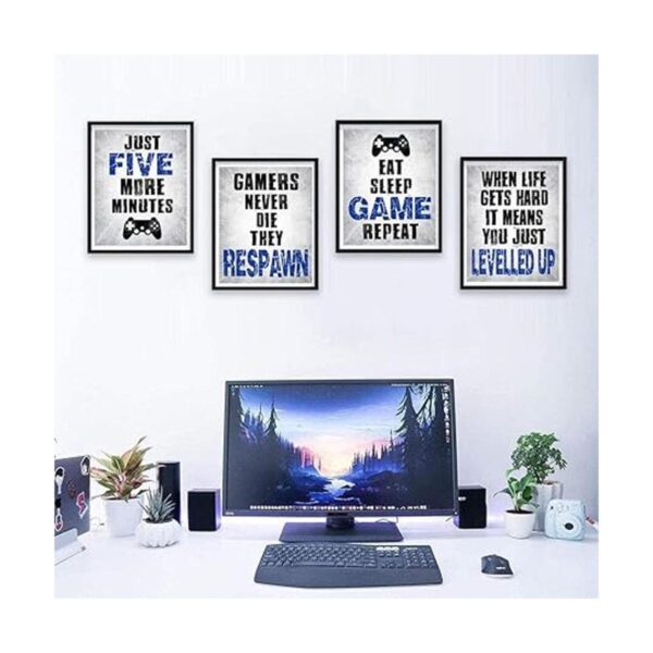 Vidro Juego de 4 decoración de juegos 8.0 x 10.0 in_3