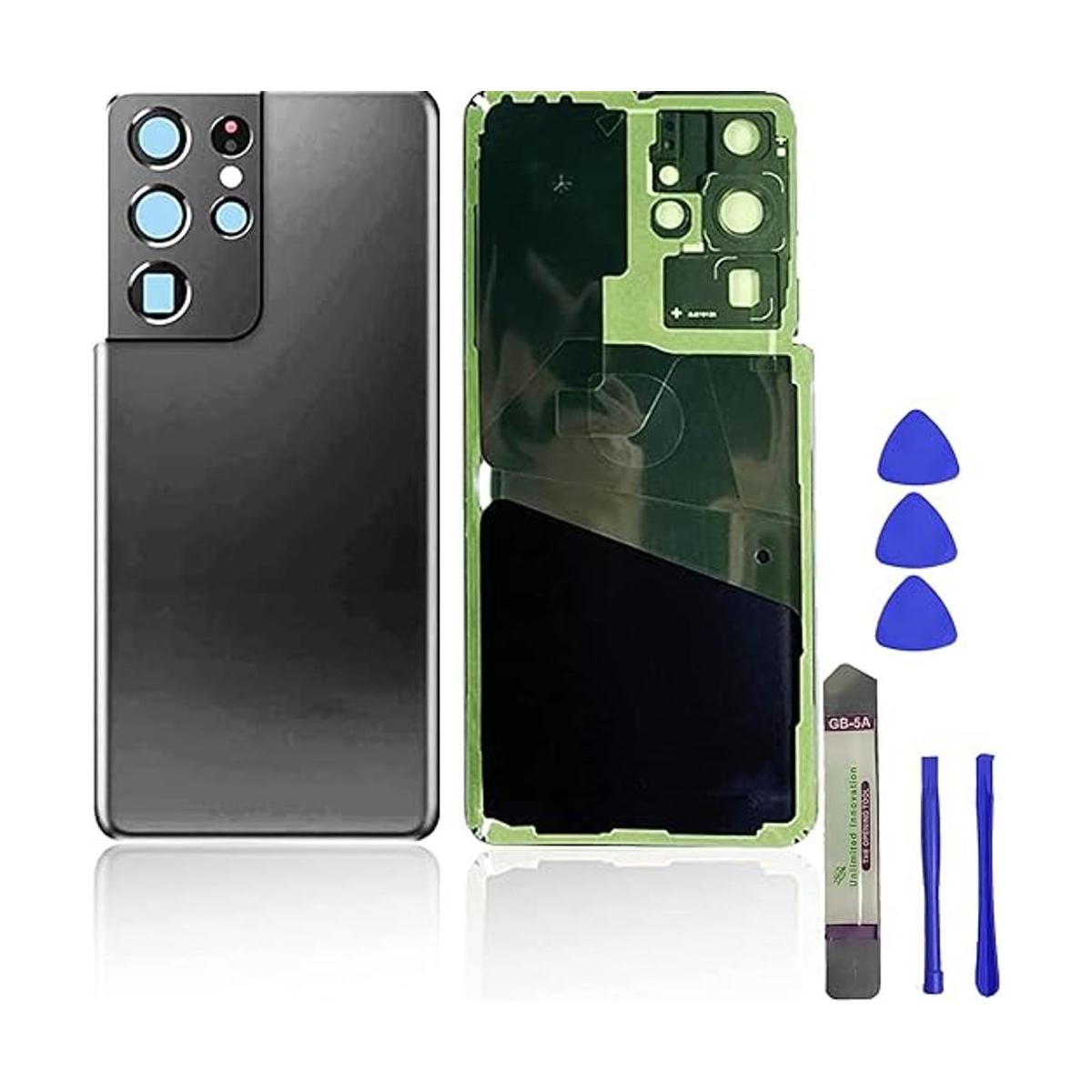 Vidrio trasero de repuesto para Galaxy S21 Ultra para