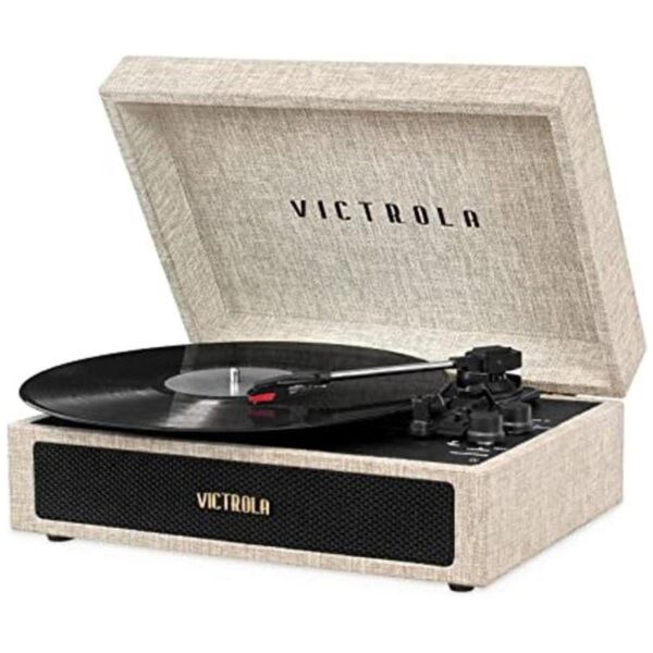 Victrola Parker Reproductor de discos Bluetooth para_1