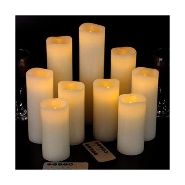 Vickiss Velas sin llama de 4 pulgadas 5 pulgadas 6_1
