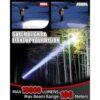 Victoper Faro recargable 8 LED de 18000 lúmenes de alto_2
