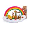 Vickea Soporte inflable para bebidas de nube de arcoíris_2