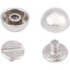 ViaGasaFamido remaches 20 piezas tornillo seta negro