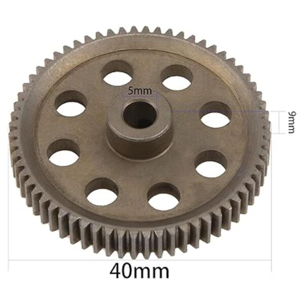 Vgoohobby Metal Spur Diff Diferencial Main Gear 64T 21T_3