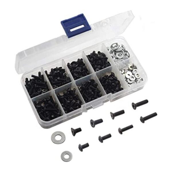 Vgoohobby 340 piezas universal M3 tornillo caja reparación_1