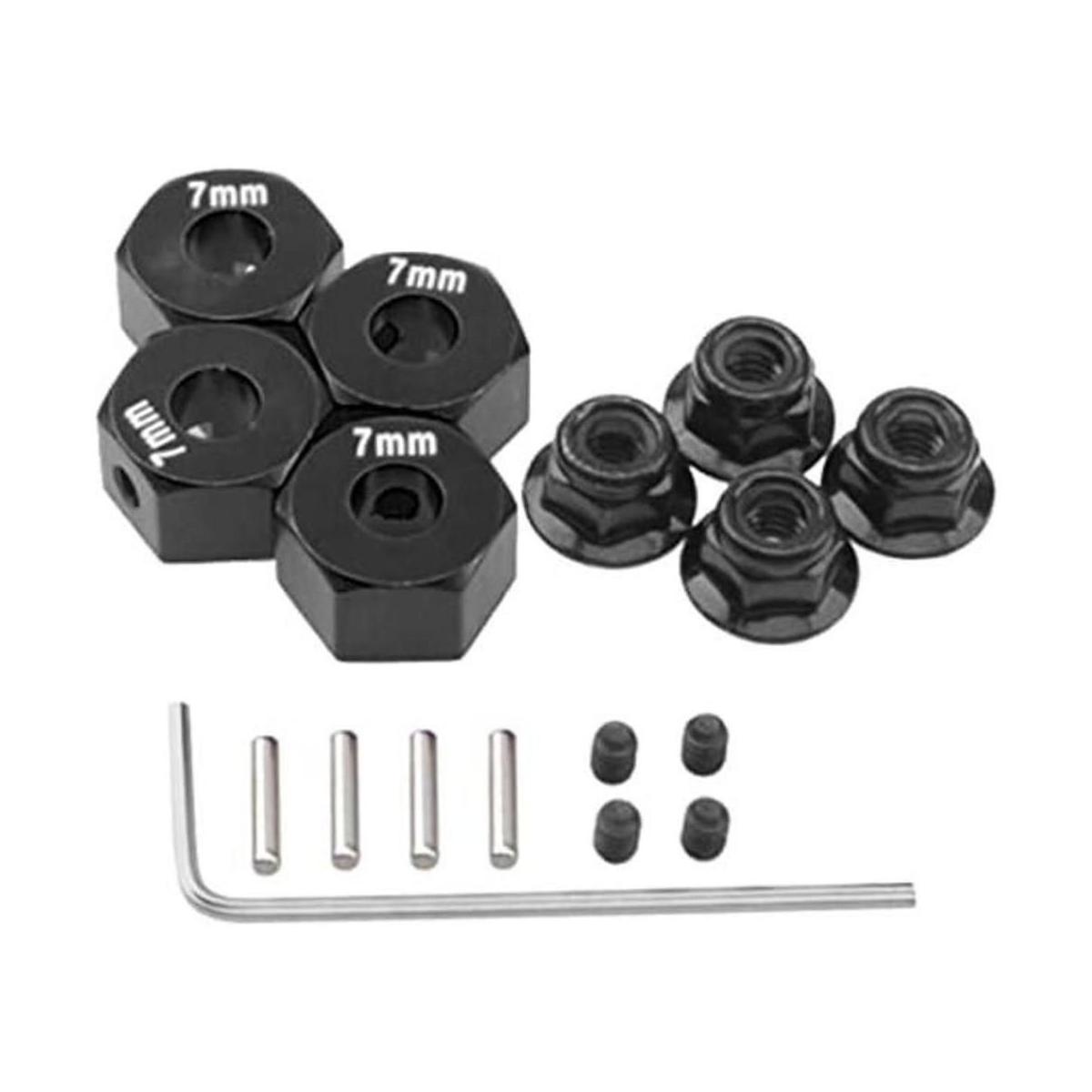 Vgoohobby Bujes hexagonales de metal de 0.472 in