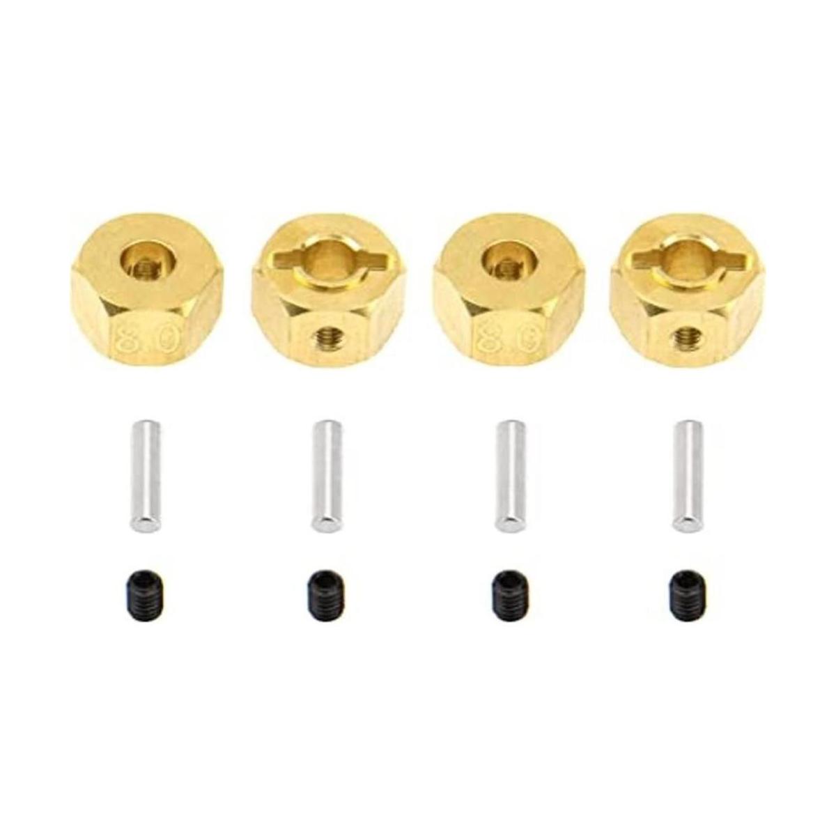 Vgoohobby Adaptador hexagonal de latón de 0.472 in con