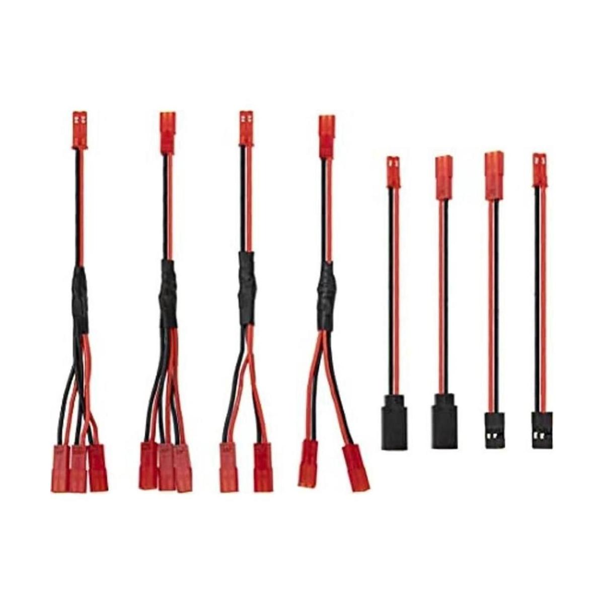 Vgoohobby 8 unids JST Plug Y Splitter JST a JR macho
