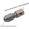 Vgoohobby CNC de acero inoxidable RC Flex Collet acoplador