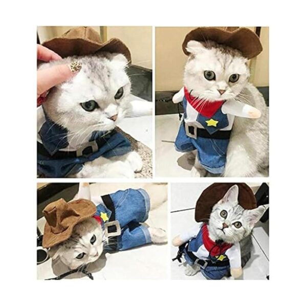 Vevins Ropa de disfraz para mascotas Halloween Navidad