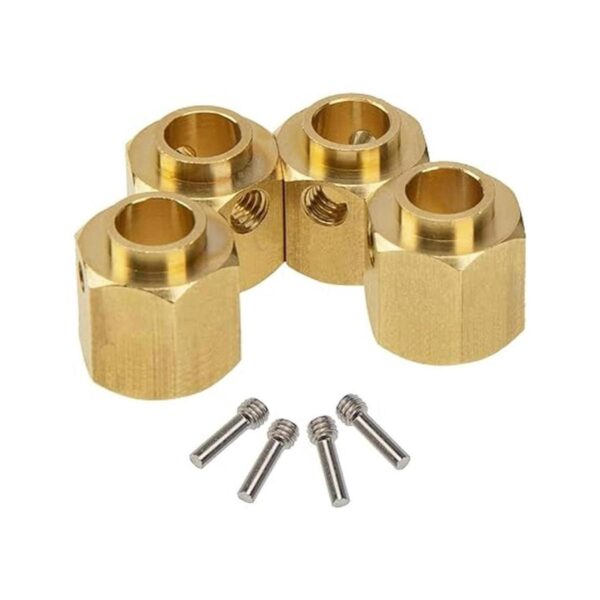 Vgoohobby Juego de 4 cubos hexagonales de latón de 0.472_2
