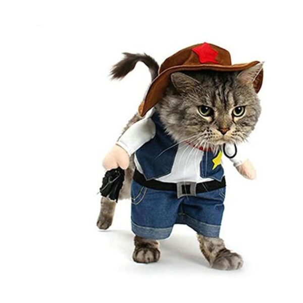 Vevins Ropa de disfraz para mascotas Halloween Navidad