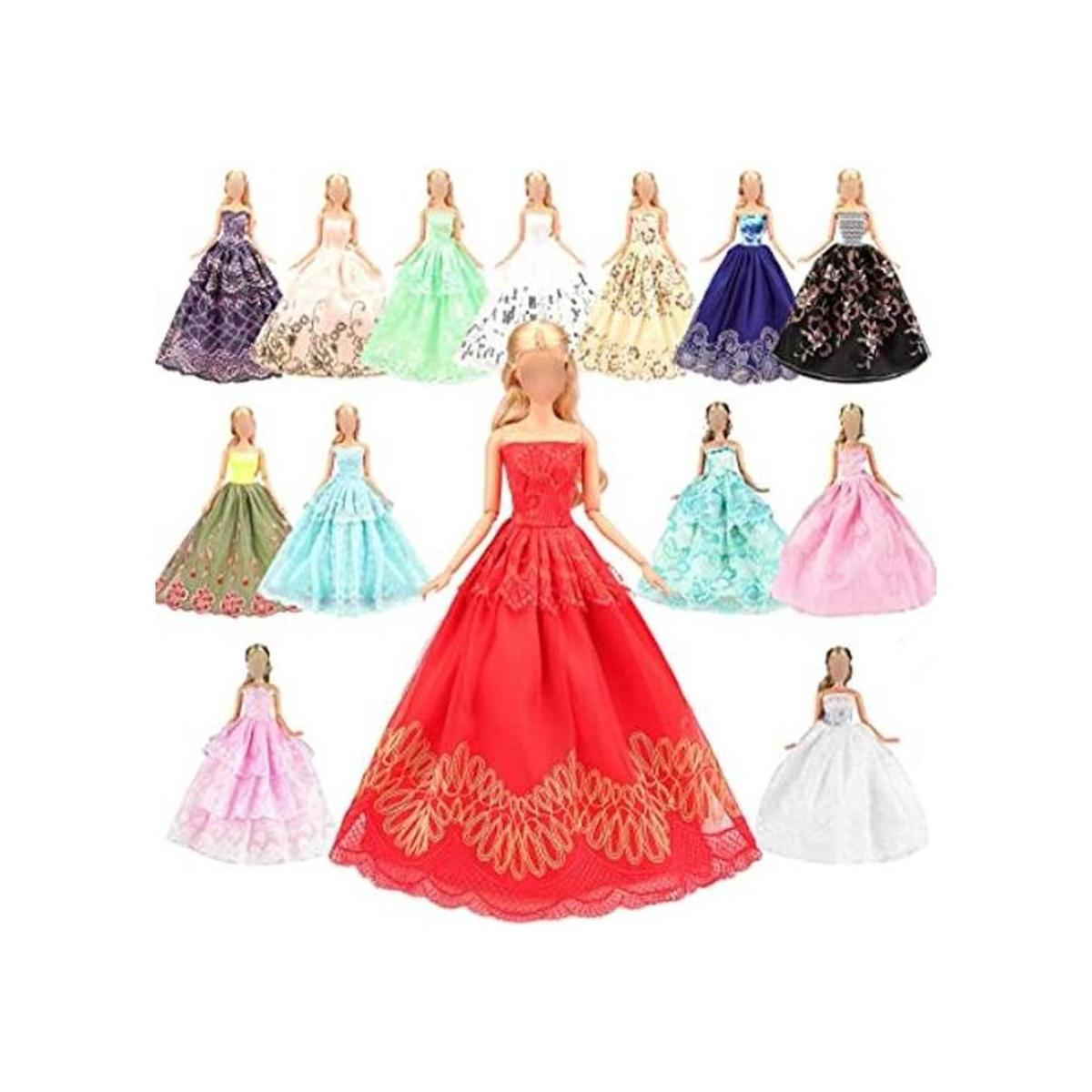 Vestidos y ropa para muñeca Barbie Barwa 5 Piezas moda