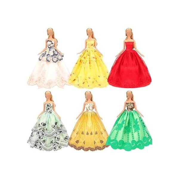 Vestidos y ropa para muñeca Barbie Barwa 5 Piezas moda