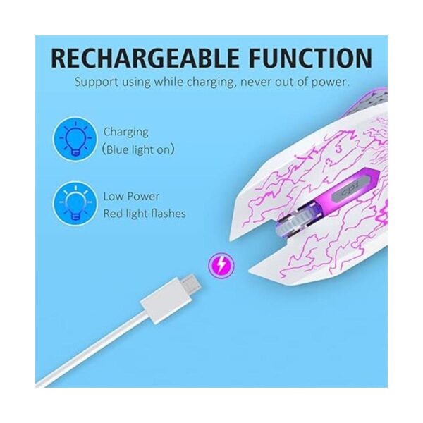 VersionTECH. Mouse inalámbrico para juegos ratones