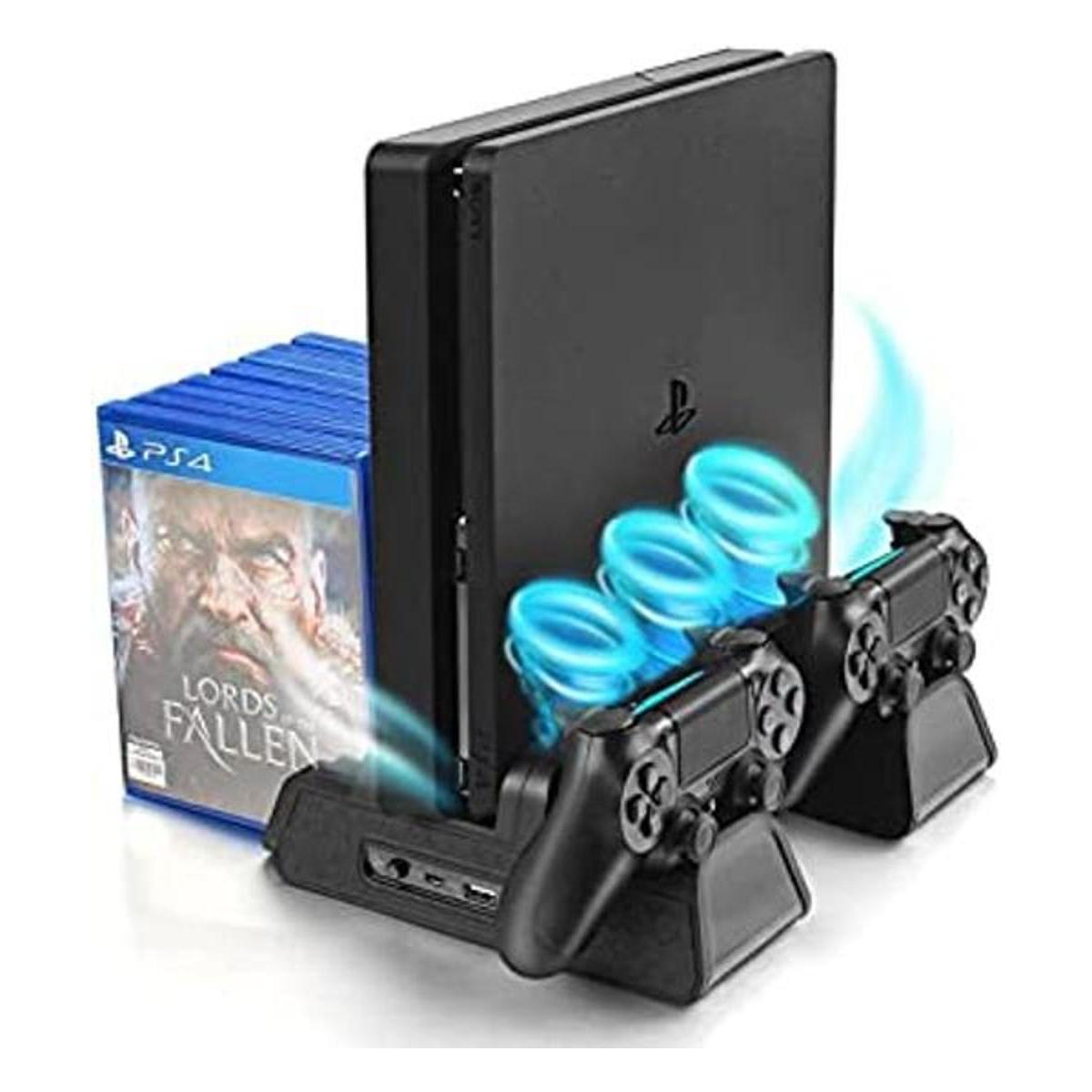 Vertical Stand for PS4PS4 SlimPS4 Pro Cooling Fan with