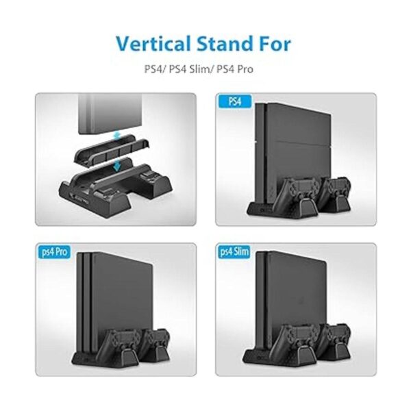 Vertical Stand for PS4PS4 SlimPS4 Pro Cooling Fan with_2
