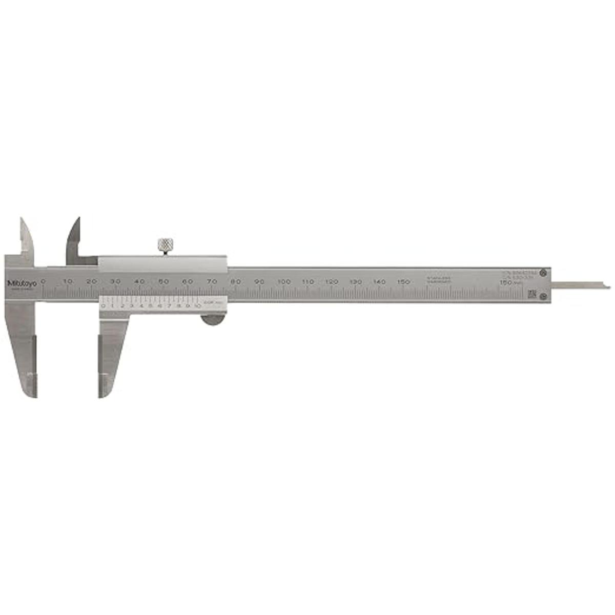Vernier calibrador en sistema métrico. De Mitutoyo 1