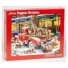 Vermont Christmas Company Rompecabezas de Navidad Doggone_2