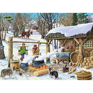 Vermont Christmas Company Maple Syrup Time Jigsaw Puzzle_1