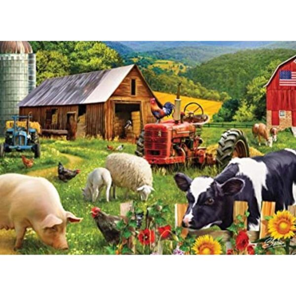 Vermont Christmas Company Farm Friends Jigsaw Puzzle 1000_1