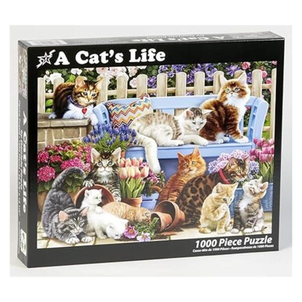 Vermont Christmas Company A Cat Life Jigsaw Puzzle 1000_2