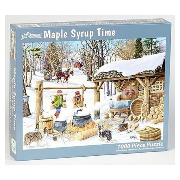 Vermont Christmas Company Maple Syrup Time Jigsaw Puzzle_2