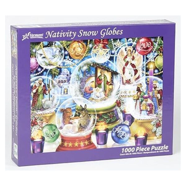 Vermont Christmas Company Nativity Snow Globes Jigsaw_2