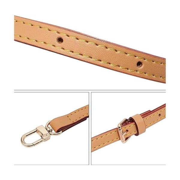 Vercord Bolso de cuero con correas de repuesto cruzadas_3