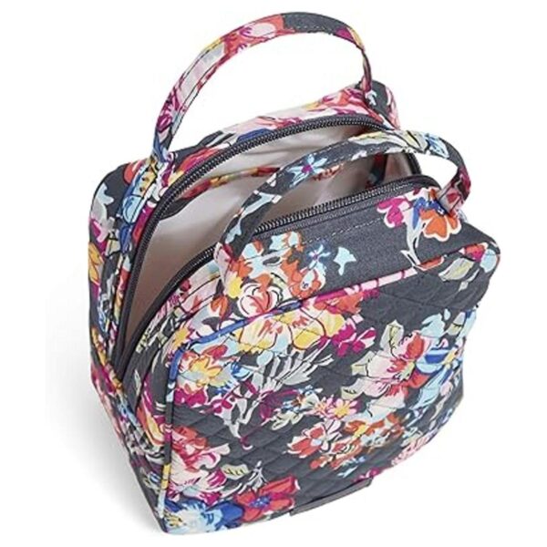 Vera Bradley Bolsa de almuerzo de algodón para mujer_3