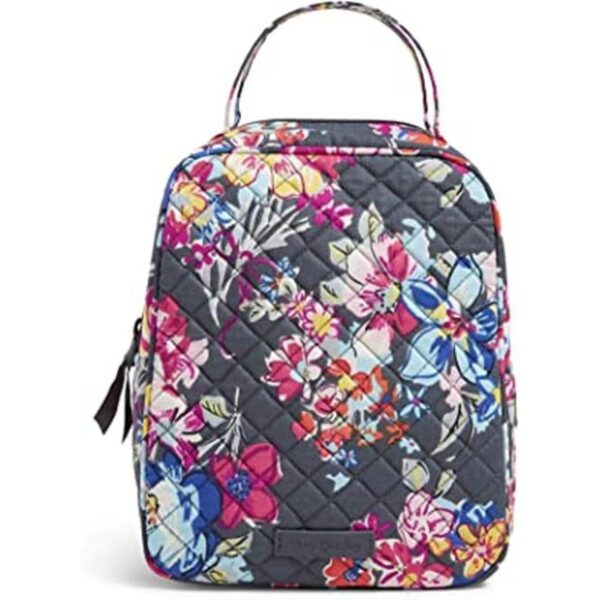 Vera Bradley Bolsa de almuerzo de algodón para mujer_1