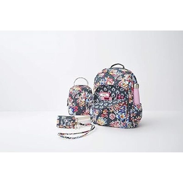 Vera Bradley Bolsa de almuerzo de algodón para mujer_4