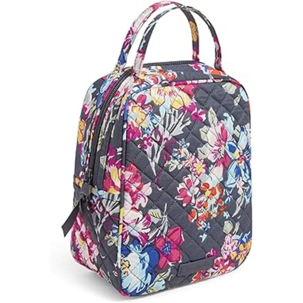 Vera Bradley Bolsa de almuerzo de algodón para mujer_2