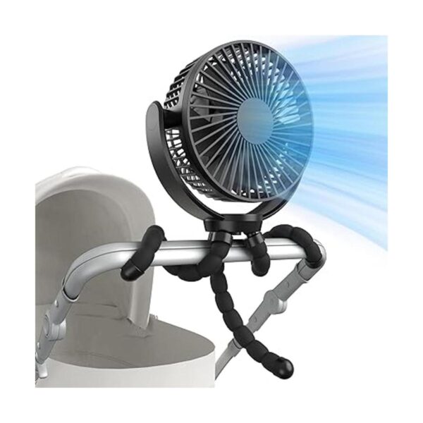 Ventilador recargable de 5000 mAh ventilador de clip con_1