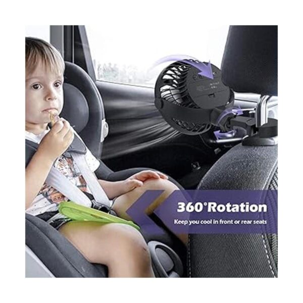 Ventilador portátil de coche para bebé ventiladores de_2