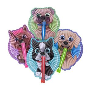 Ventiladores plegables de papel para cachorros 24 piezas_1