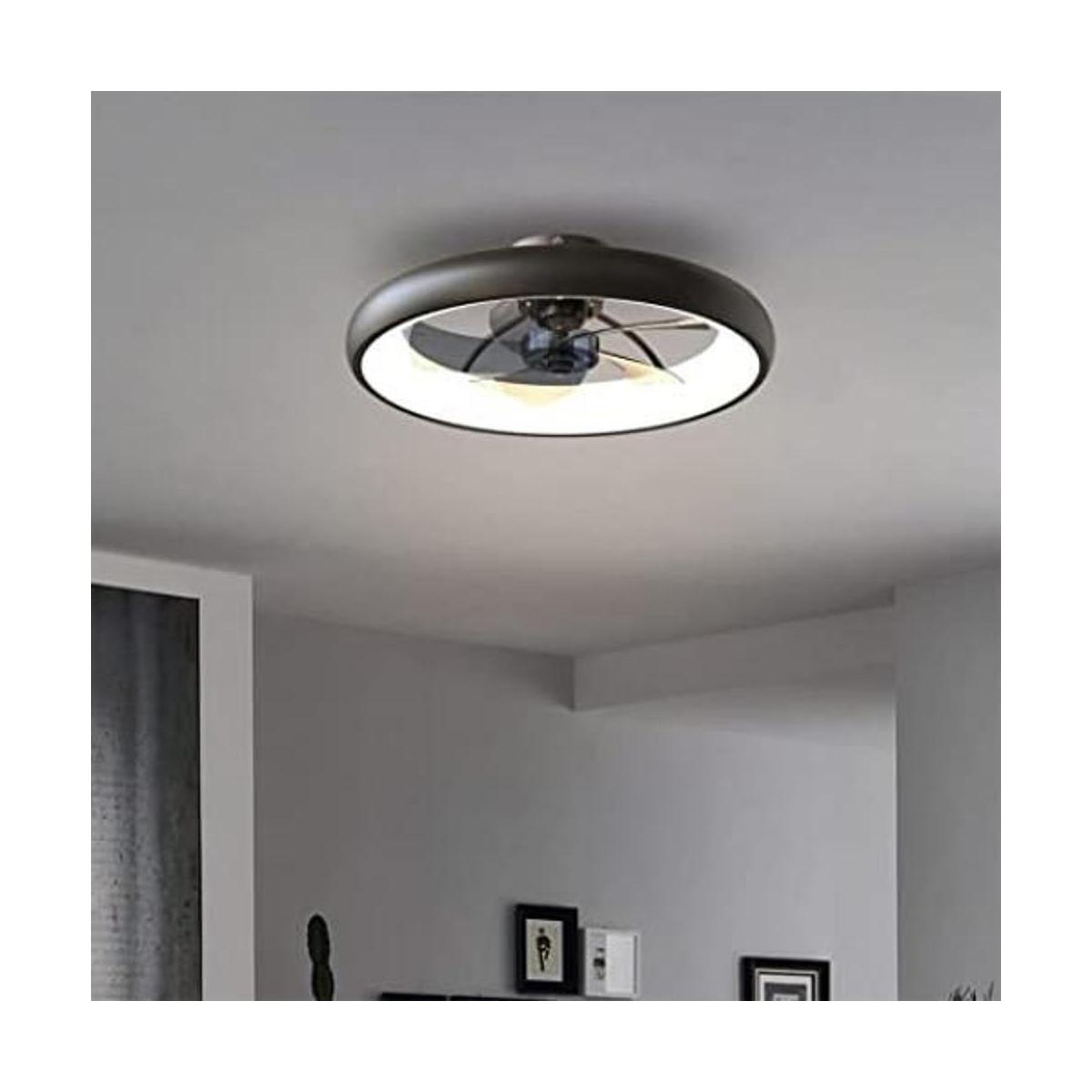 Ventilador de techo con luces LED regulables reversibles