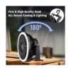 Ventilador recargable de 10000 mAh funciona con pilas_6
