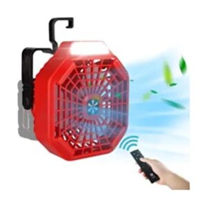 Ventilador portátil con control remoto para batería