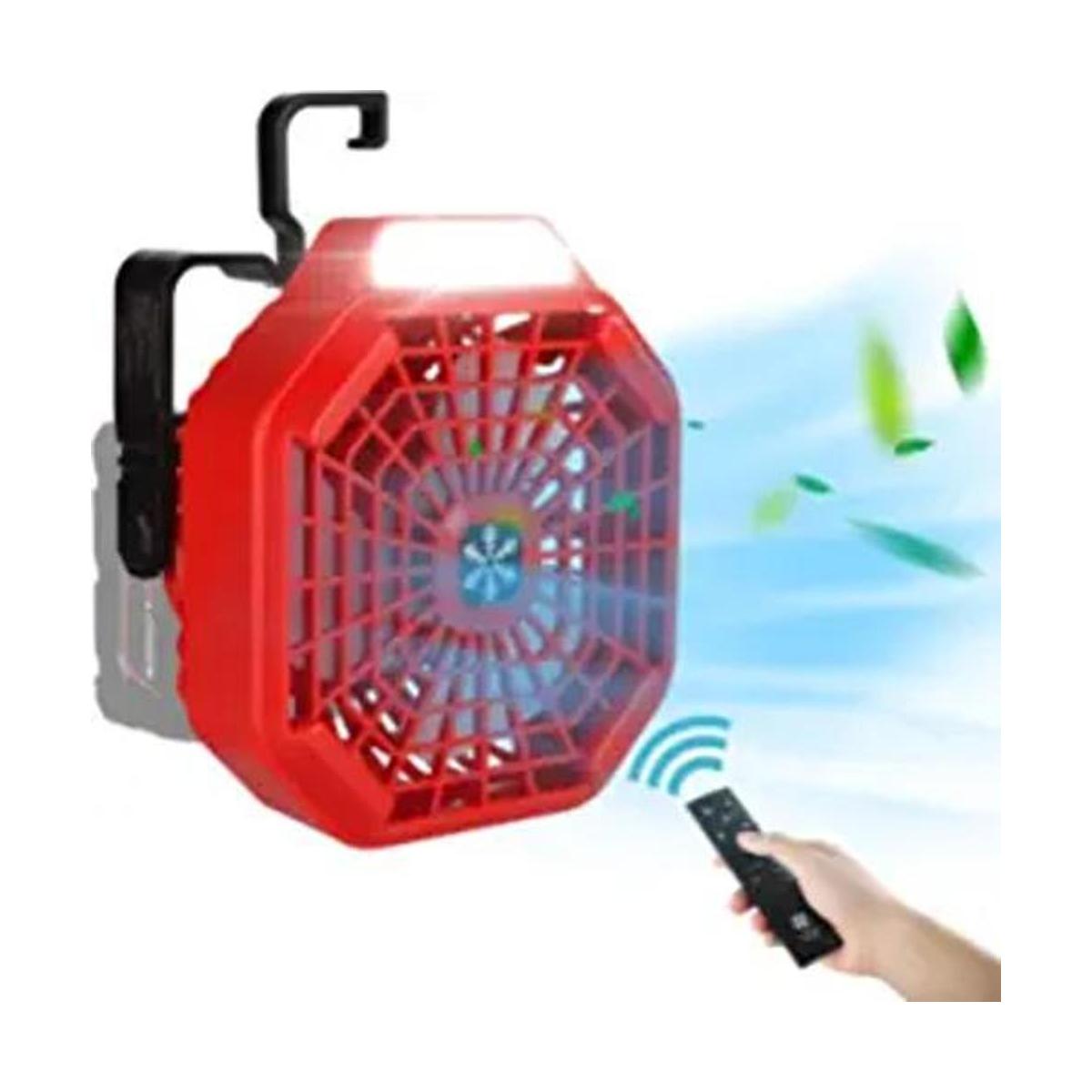 Ventilador portátil con control remoto para batería