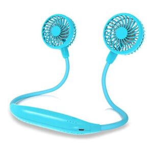 Ventilador de cuello portátil 2600 mAh funciona con